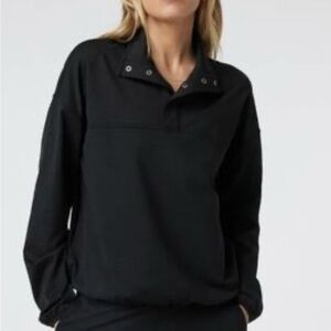 Vuori Granite Snap Mock pullover sweatshirt women's L